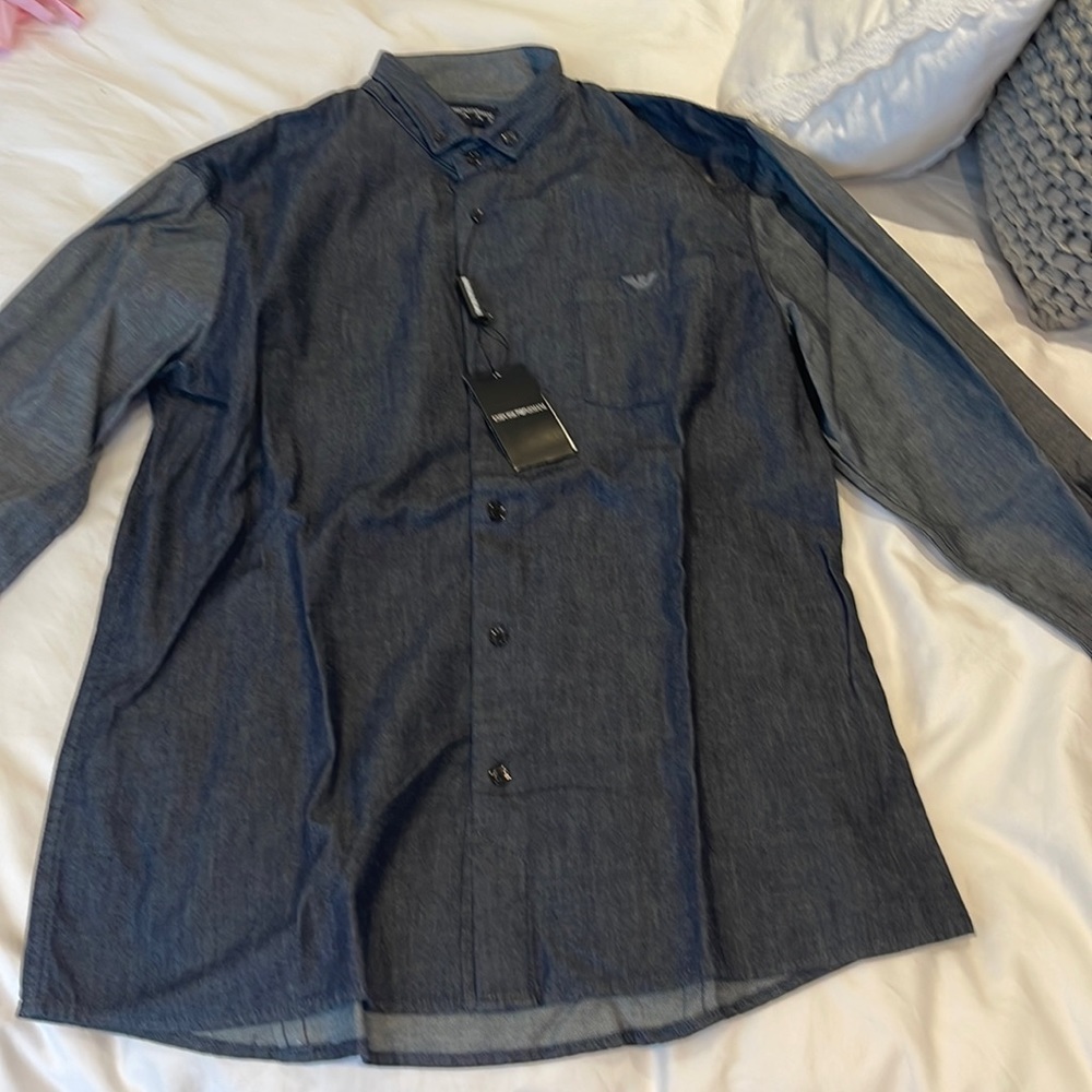 Brand new Emporio Armani Jeans Men Dress Shirt